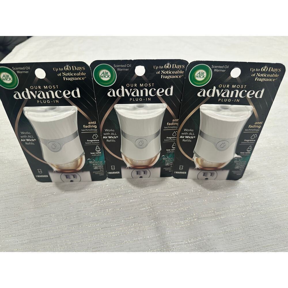 Air wick warmer lot of 3. Works with all air wick refills. New